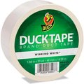 Shurtech Brands Duck¬Æ Colored Duct Tape, 1.88"W x 20 yds - 3" Core - White 1265015